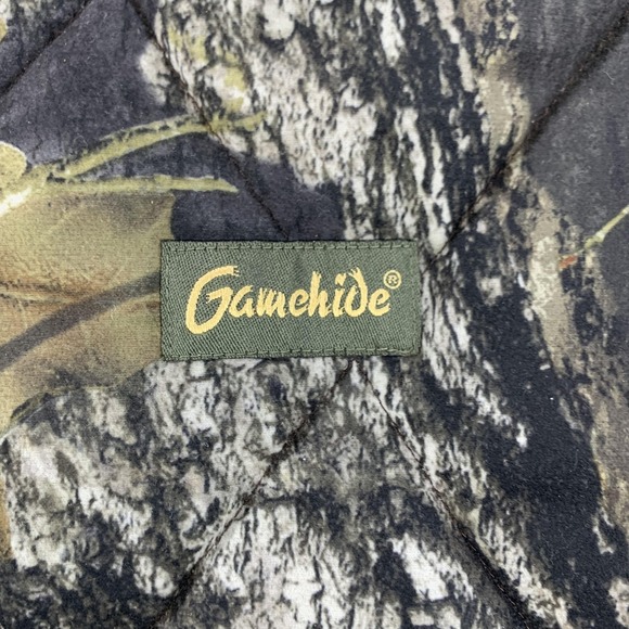 Gamehide Jacket Mens 3XL Camo‎ Mossy Oak Break-Up Quilted Bomber Hunting 706 - Picture 3 of 16